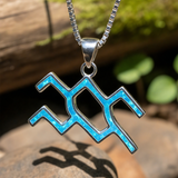 ♒ Aquarius Opal Zodiac Necklace – January 20 to February 18