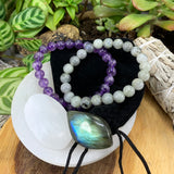 Crown Chakra Mala armbåndssæt🌈