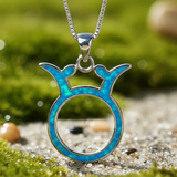 Z ARRON DESIGN Serenity Moonstone kobbertråd vedhæng halskæde