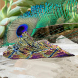Rainbow Peacock Titanium Kyanite blæser