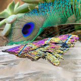 Rainbow Peacock Titanium Kyanite blæser