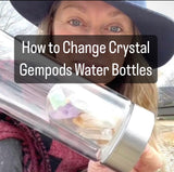 Amethyst Rough Gem Pod Water Bottle 💧 75% Off Flash Promo Sale