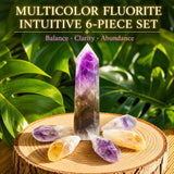 Multicolor Fluorite Intuitive 6-Piece Set