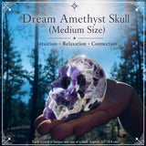 Dream Ametist Skull (medelstor)