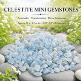 Celestite Mini Edelstenen (50 Gram / 1.7oz Lot)