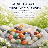 Gemengde Agaat Mini Edelstenen (50 Gram / 1.7oz. Lot)