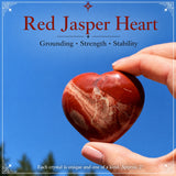 Red Jasper Heart