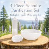 Set per purificazione della selenite da 3 pezzi