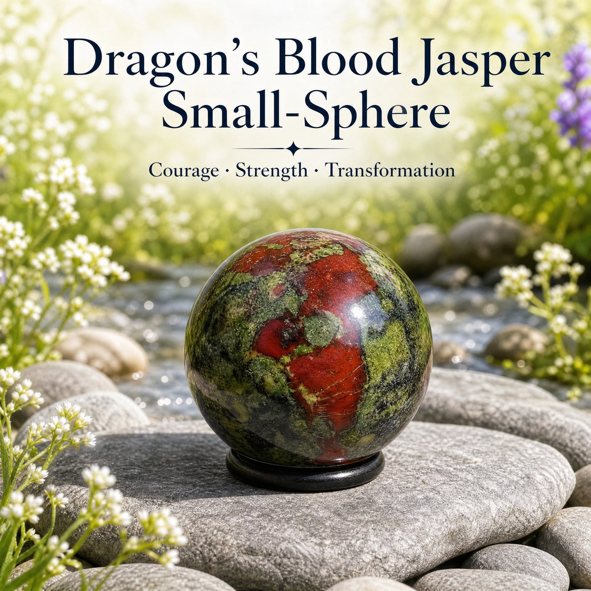 Ejderhanın Kanı Jasper Mini Küre