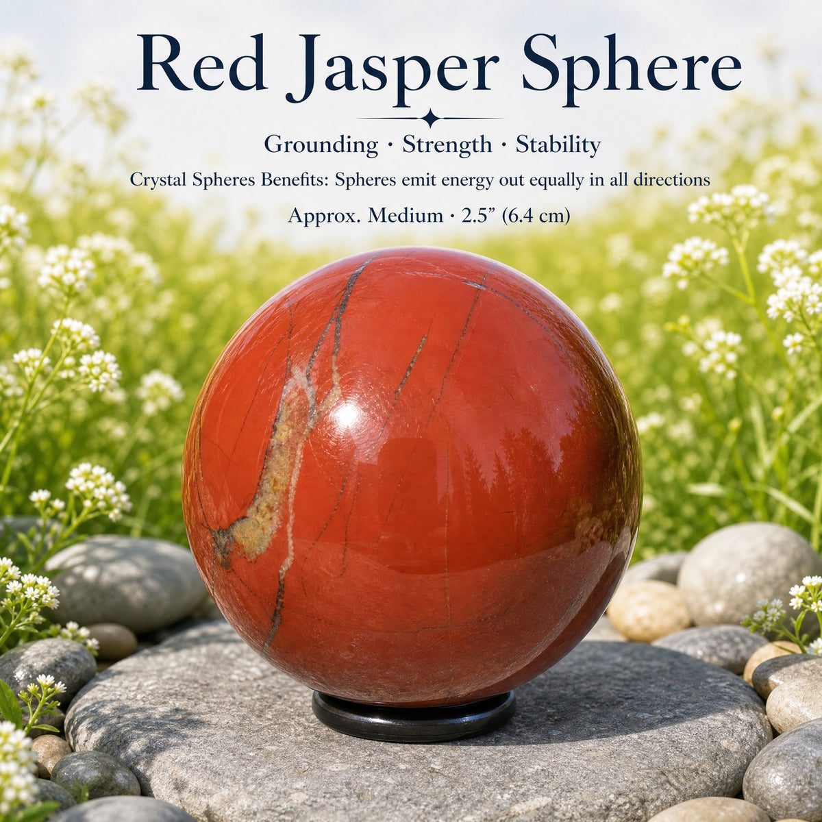Kırmızı Jasper Küre