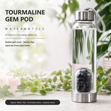 Toermalijn Gem Pod Waterfles 💧