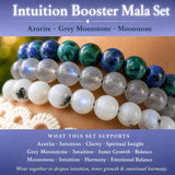 Set di braccialetti Mala di cristallo Intuition Booster da 3 pezzi