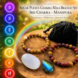 Juego de pulseras Mala Chakra del Plexo Solar🌈