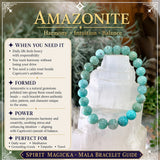 ♑ Capricornio - 22 de diciembre - 19 de enero - Conjunto de pulseras de cristal de astrología del zodíaco