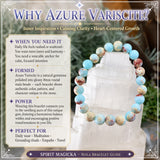 Pulsera Mala Azure Variscita Con Bolsa De Terciopelo