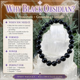 Juego de pulseras de cristal Mala de 3 piezas Ground & Protect