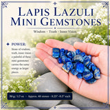 Lapis Lazuli Mini Edelstenen (50 Gram / 1.7oz. Lot)