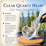 Clear Quartz Heart
