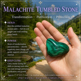 Malachiet tuimelde steen