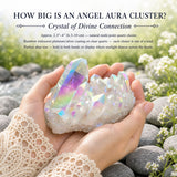 Angel Aura kwartscluster 👉 75% korting