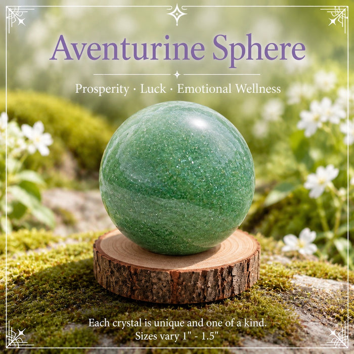 Green Aventurine mini sphere