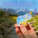 Crystal Animal Spirit Totems: Opalite Elephant