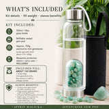 Aventurijn Gem Pod Waterfles 💧