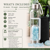 Aquamarijn Gem Pod-waterfles 💧