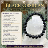 ♑ Capricornio - 22 de diciembre - 19 de enero - Conjunto de pulseras de cristal de astrología del zodíaco