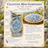 Celestite Mini Edelstenen (50 Gram / 1.7oz Lot)