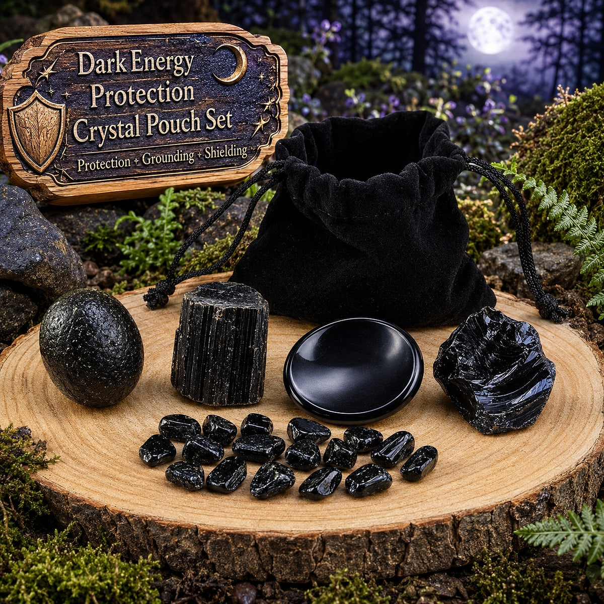Dark Energy Koruma Kristal Kese Seti