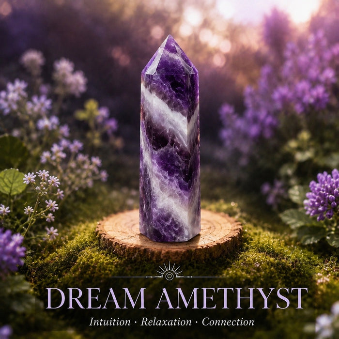 Dream Amethyst crystal point