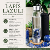 Lapis Lazuli Gem Pod-waterfles 💧
