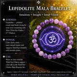 Conjunto de pulsera Mala del chakra del tercer ojo🌈