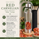 Carnelian Gem Pod-waterfles 💧