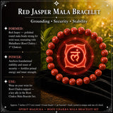 Conjunto de pulseras Mala Chakra raíz 🌈