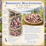 Rhodoniet Mini Edelstenen (50 Gram / 1.7oz. Lot)
