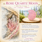 Rose Quartz Crescent Moonstone