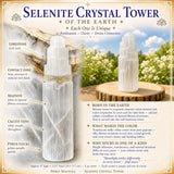 Torre di cristallo di selenite