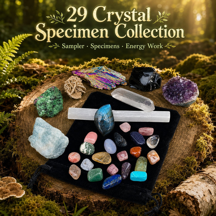 29 Kristal Süper Numune Alma Kiti + Kadife Taşıma Çantası