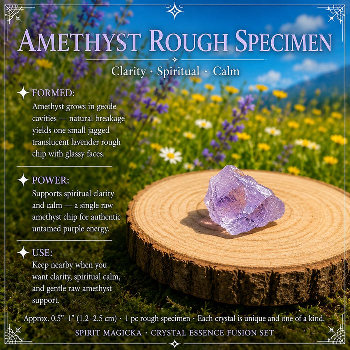 Rough lavender amethyst specimen