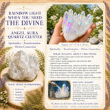 Angel Aura kwartscluster 👉 75% korting
