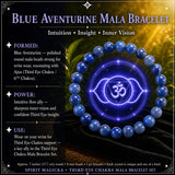 Conjunto de pulsera Mala del chakra del tercer ojo🌈