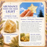 Citrine Star Crystal