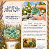 Yeşil Florit Oktahedron