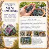 Robijn in Zoisite Mini-edelstenen (50 gram / 1,7 oz. Lot)