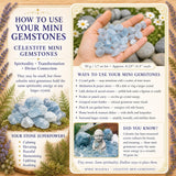 Celestite Mini Edelstenen (50 Gram / 1.7oz Lot)