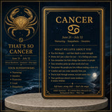♋ Cáncer - 21 de junio - 22 de julio - Conjunto de pulseras de cristal de astrología del zodíaco