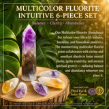 Multicolor Fluorite Intuitive 6-Piece Set