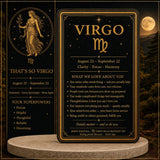♍ Virgo - 23 de agosto - 22 de septiembre - Conjunto de pulseras de cristal de astrología del zodíaco